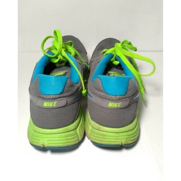 Nike Revolution 2 Mens Size 11 Gray Blue Green  554952-Running Shoes Preowned - Picture 5 of 7